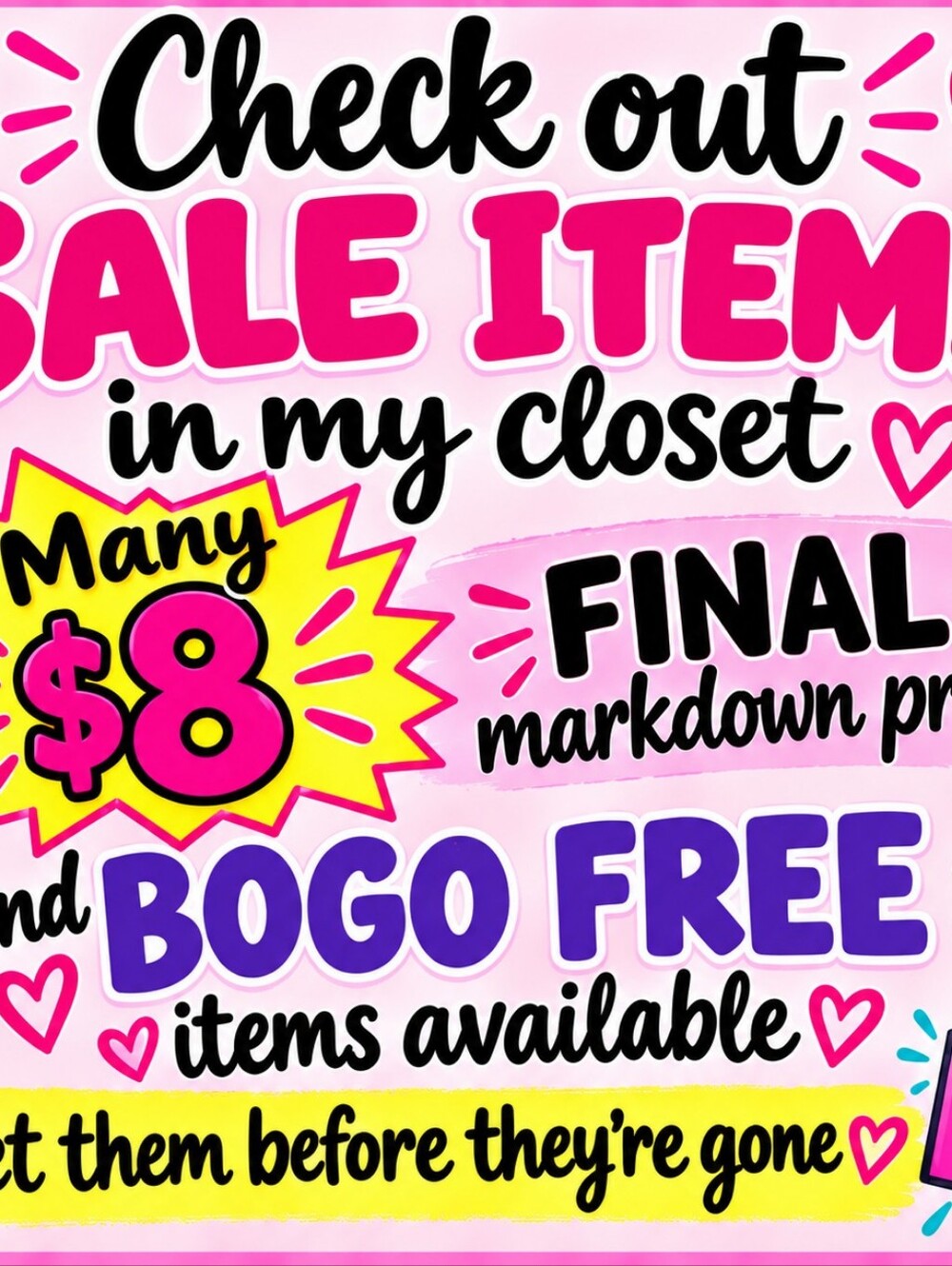 💥Sale (Read Below)